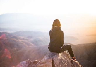 Sunrise From The Top of Mountain