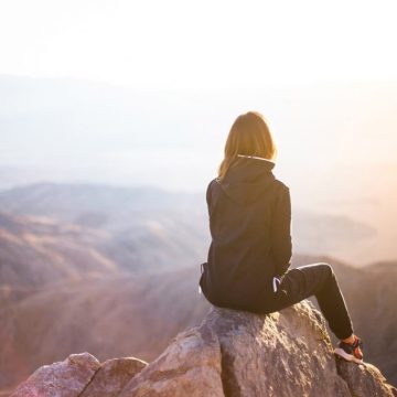 Sunrise From The Top of Mountain